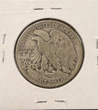 1935-S Walking Liberty Half Dollar, Circulated. (23741)