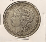 1878-P 7/8TF Strong, Morgan Silver Dollar, Nice AU. (23743)