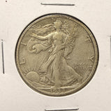 1933-S Walking Liberty Half Dollar, Nicely Circulated (23759)