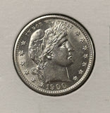 1900-S Barber Quarter, Choice Uncirculated. (23796)
