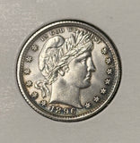 1896-O Barber Quarter, Key Date, Unc Details. (23802)