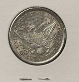 1896-O Barber Quarter, Key Date, Unc Details. (23802)