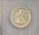 1875-S 20ct Piece, VF Details (23852)