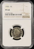 1903 Liberty "V" Nickel, PF64 NGC. (23860)