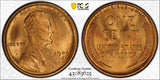 1909-S/S Lincoln Wheat Cent, MS65RD PCGS GS. (23880)