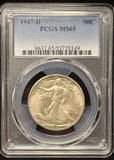 1947-D Walking Liberty Half Dollar, MS65 PCGS  (23895)