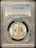 1945-S Walking Liberty Half Dollar, MS65, PCGS (23899)