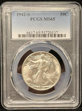 1942-S Walking Liberty Half Dollar, MS65 PCGS (23901)