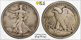 1921-D Walking Liberty Half Dollar, Key Date, XF Details, PCGS (23914)