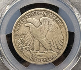 1921-D Walking Liberty Half Dollar, Key Date, XF Details, PCGS (23914)