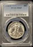 1940-S Walking Liberty Half Dollar, MS65 PCGS (23924)