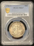 1946-S Walking Liberty Half Dollar, MS67, PCGS GS (23928)