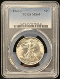 1946-S Walking Liberty Half Dollar, MS65, PCGS (23938)