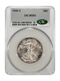 1946-S Walking Liberty Half Dollar, MS65 CACG (23952)