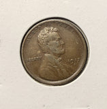 1917-S Lincoln Wheat Cent, Choice XF+ Brown. (23974)