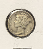 1926-D Mercury Head Dime, Choice VF. (24015)