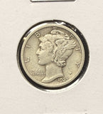 1920-S Mercury Head Dime, Nice XF. (24025)
