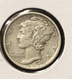 1920-S Mercury Head Dime, Choice XF. (24029)