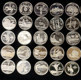 1999-2008 Set of Clad Proof Statehood Quarters (50pcs). #24039