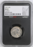 1931-S Buffalo Nickel, MS65 NGC. VaultBox (24126)