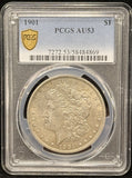 1901-P Morgan Silver Dollar, AU53 PCGS GS. (24130)
