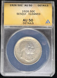 1926-P Sesqui, Commem. AU50 Details ANACS (24146)