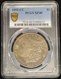 1892-CC Morgan Silver Dollar, XF40 PCGS GS. (24186)