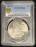 1881-O Morgan Silver Dollar, MS64 PCGS GS (24210)