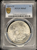 1883-CC Morgan Silver Dollar, MS65 PCGS GS. (24228)