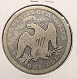 1873 Seated Liberty Dollar, Nicely Circulated, (24242)