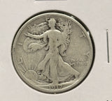 1917-S Rev. Walking Liberty Half Dollar, Nicely Circulated, (24339)