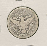 1908-S Barber Quarter, Key Date. Nicely Circulated. (24348)