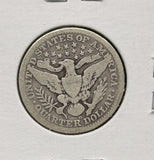 1909-O Barber Quarter, Key Date. Nicely Circulated. (24364)