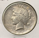 1921-P Peace Silver Dollar, Key Date. Nice XF (24388)