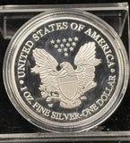 2000-P Proof American Silver Eagle, Coin and Capsule Only (24406)