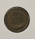 1866 Indian Head Cent, Nicely Circulated. (24416)