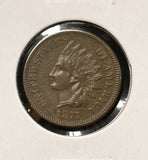 1875 Indian Head Cent, Nicely Circulated. (24418)