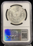 1884-S Morgan Silver Dollar, Key Date, AU58 NGC, Blast White. (24474)