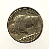 1913-D Type-2 Buffalo Nickel, AU/Unc (24568)