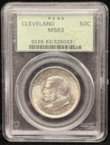 1936-P Cleveland Commemorative Half Dollar, MS63 PCGS, OGH (24618)