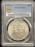 1900-S Morgan Silver Dollar, MS61 PCGS GS. (24620)