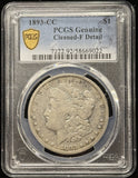 1893-CC Morgan Silver Dollar, Fine Details, Cleaned. PCGS. (24632)