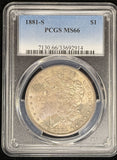 1881-S Morgan Silver Dollar, MS66 PCGS. (24653)