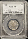 1901-P Liberty "V" Nickel, PF66 PCGS (24692)