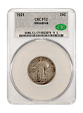 1921-P Standing Liberty Quarter, F-12 CACG (24706)