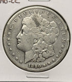 1890-CC Morgan Silver Dollar, F+ Details, Cleaned, (24753)