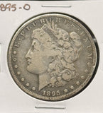 1895-O Morgan Silver Dollar, Better Date, Nicely Circulated. (24765)