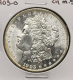1903-O Morgan Silver Dollar, Better Date, Nice Uncirculated. (24769)
