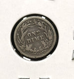 1895-O Barber Dime, Key Date, Nicely Circulated VG. (24827)