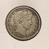 1894-P Barber Quarter, Nice VF+, (24918)